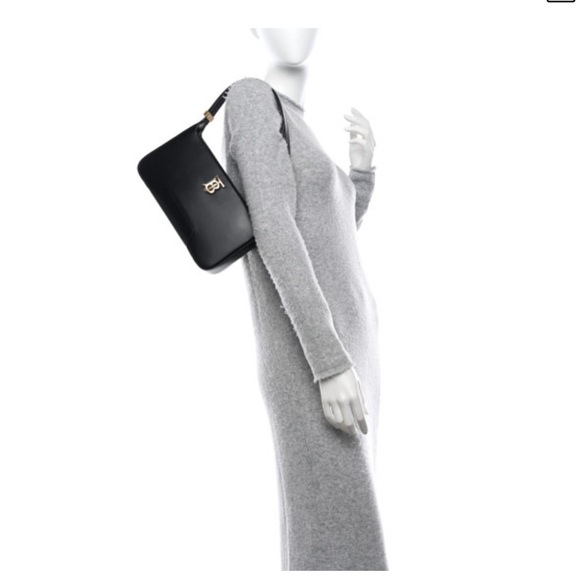 BURBERRY Smooth Calfskin TB Shoulder Bag Black - Picture 11 of 11